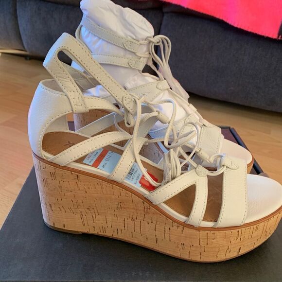 FRYE HEATHER GLADIATOR WEDGES - Picture 2 of 5